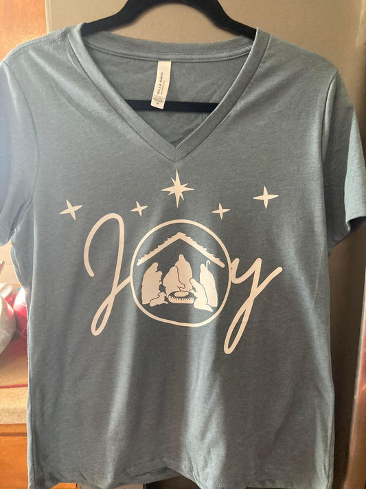 ‘JOY’ V-Neck